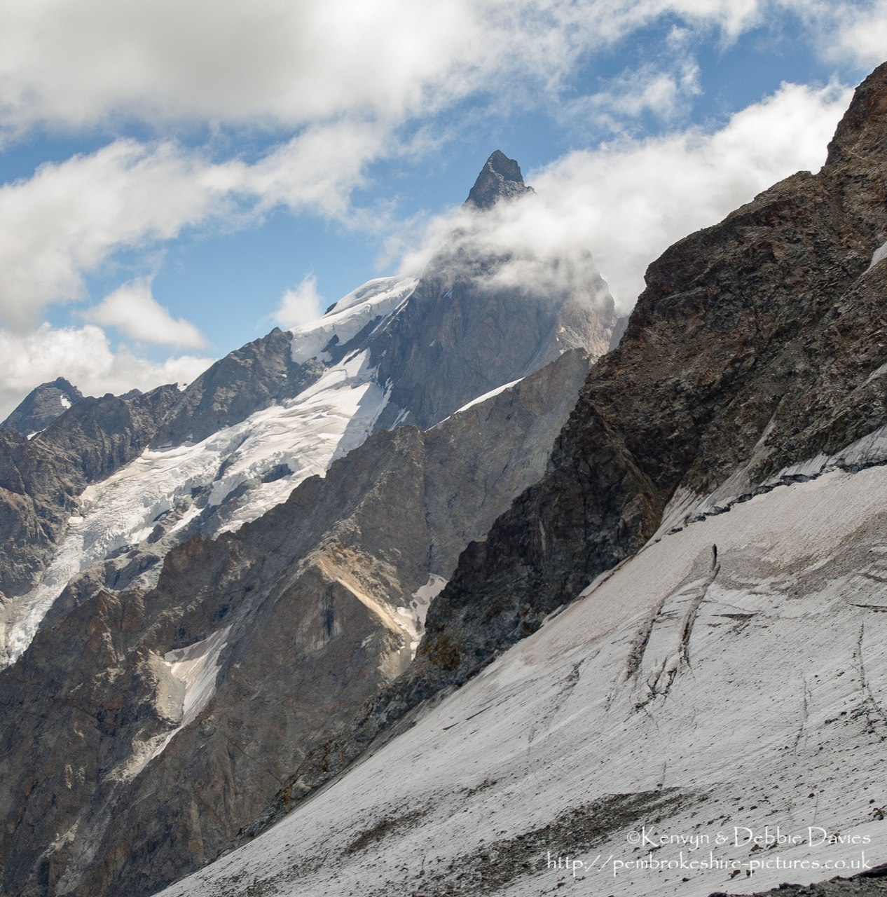 Glacier Du Vallon, La Grave in Provence-Alpes-Cote-d'Azur, France. Taken in 2003 with a Nikon D1X